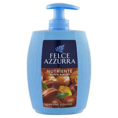 Felce Azzurra Sapone Liquido Nutriente Ambra e Argan (Mydło w płynie `Bursztyn i olejek arganowy`)