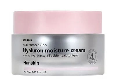 Hanskin Real Complexion Hyaluron Moisture Cream (Nawilżający krem do twarzy z kwasem hialuronowym)
