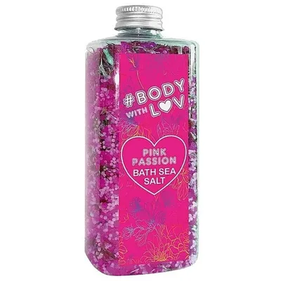 Body with Luv Sea Salt For Bath Pink Passion (Sól do kąpieli)
