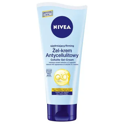Nivea Q10 Plus, Ujędrniający żel - krem antycellulitowy