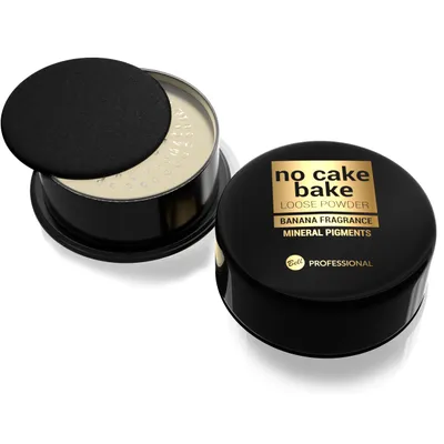 Bell Professional, No Cake Bake Loose Powder Banana Fragrance Mineral Pigments (Bananowy puder)