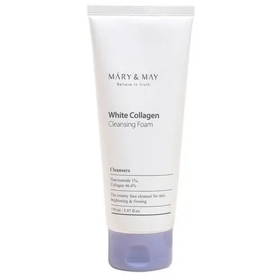 Mary & May White Collagen Cleansing Foam (Pianka oczyszczająca z białym kolagenem)