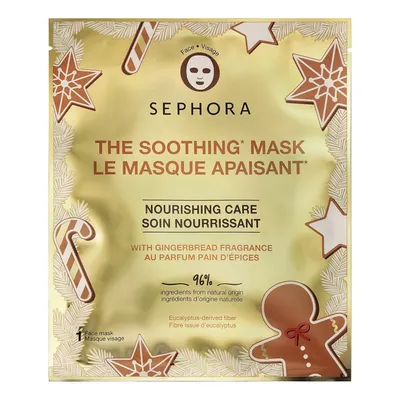 Sephora Collection,  Wishing You, The Soothing Mask with Gingerbread Fragrance (Łagodząca maska na twarz o zapachu piernikowym)