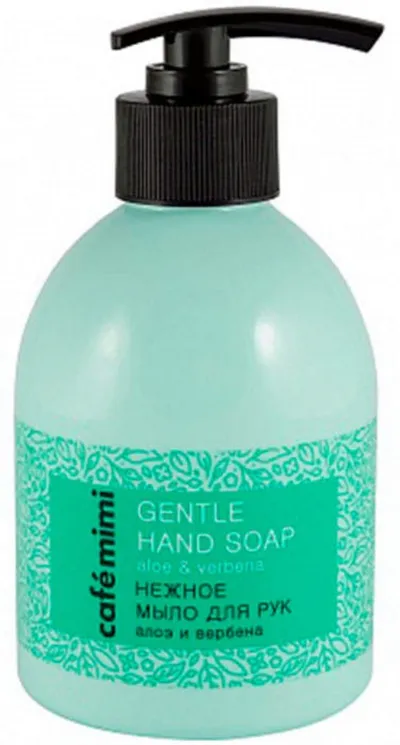 Cafe Mimi Gentle Hand Soap Aloe & Verbena (Delikatne mydło do rąk `Aloes i werbena`)
