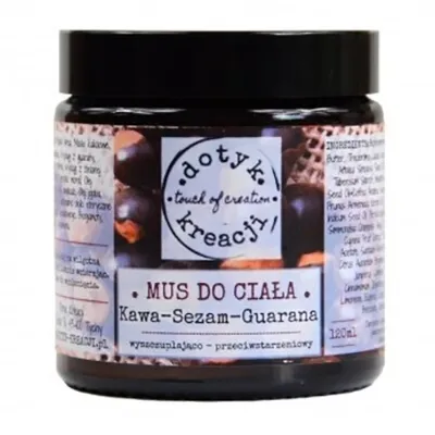 Dotyk kreacji Mus do ciała `Kawa - sezam - guarana`