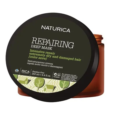 Naturica Repairing Deep Mask (Maska wzmacniająco-naprawcza zapobiegająca rozdwajaniu końcówek)