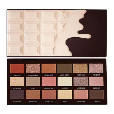 I Heart Revolution Nudes Chocolate Shadow Palette (Paleta 18 cieni do powiek)