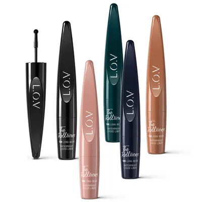 Lov The Rolliner, 18h Longwear Waterproof Liquid Liner (Eyeliner z innowacyjnym kulkowym aplikatorem)