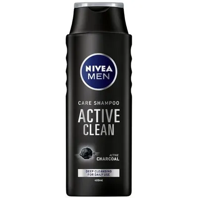 Nivea Men, Active Clean, Care Shampoo (Pielęgnujący szampon do włosów)