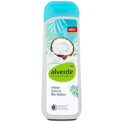 Alverde Cremedusche Bio-Kokos (Żel pod prysznic o zapachu kokosa)