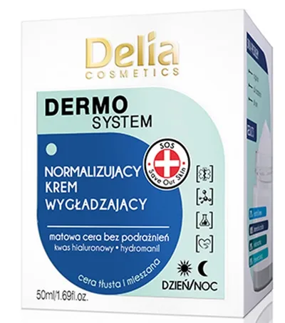 Delia Dermo System, Normalizujący krem wygładzający