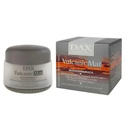 Dax Cosmetics Vulcanic Mat, Mikrodermabrazja - szafirowy peeling do ścierania zmarszczek i redukcji rozszerzonych porów
