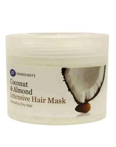 Boots Ingredients, Coconut & Almond Intensive Hair Mask (Intensywna maska do włosów)