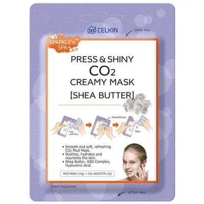 Celkin Press & Shiny, CO2 Creamy Facial Shea Butter Mask (Maseczka CO2 z masłem Shea)
