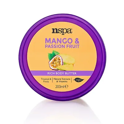 NSpa Beauty Rituals Mango & Passion Fruit Rich Body Butter (Bogate masło do ciała z mango i marakują)