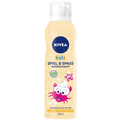Nivea Kids, Mus do mycia ciała o zapachu brzoskwiniowych pianek
