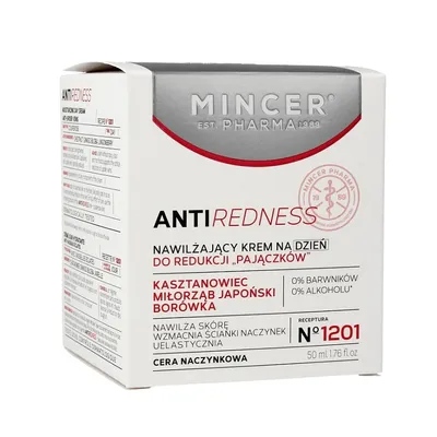 Mincer Pharma AntiRedness, Nawilżający krem na dzień No. 1201