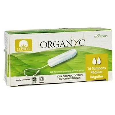 Organyc Organic Tampons Regular (Organiczne tampony bez aplikatora)