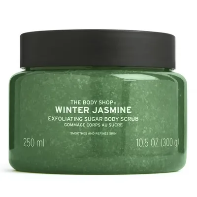 The Body Shop Winter Jasmine, Exfoliating Sugar Body Scrub (Peeling do ciała `Zimowy jaśmin`)