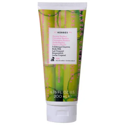 Korres Cucumber & Bamboo, Body Milk (Mleczko do ciała `Ogórek i bambus`)