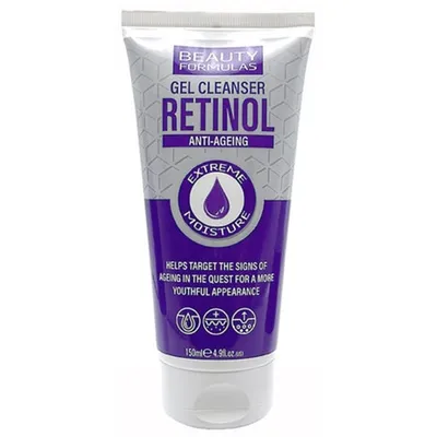 Beauty Formulas Retinol Anti-Ageing Gel Cleanser (Żel oczyszczający do twarzy)