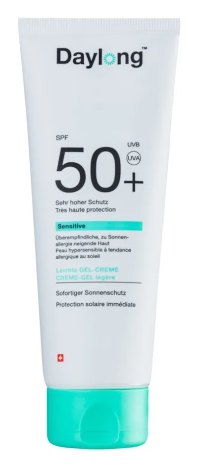 Daylong Sensitive Face, Gel-Creme Legere SPF 50+ (Żel-krem ochronny do skóry wrażliwej)