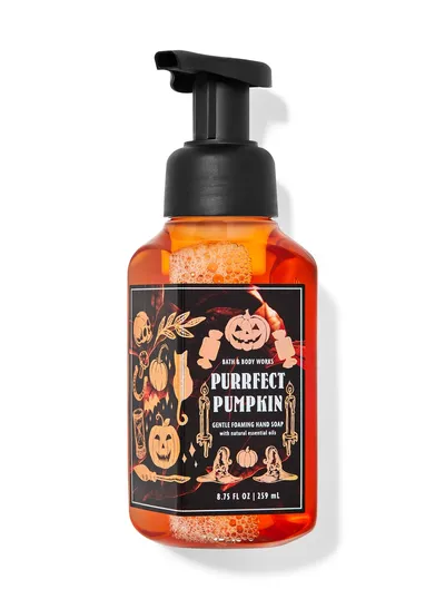 Bath & Body Works Purrfect Pumpkin  Gentle Foaming Hand Soap with Natural Essential Oils (Mydło do rąk w piance)
