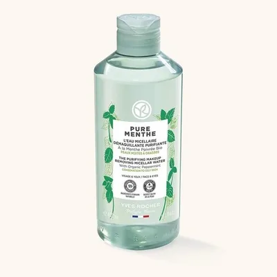 Yves Rocher Pure Menthe, l'Eau Micellaire Demaquillante Purifiante (Płyn micelarny oczyszczający)