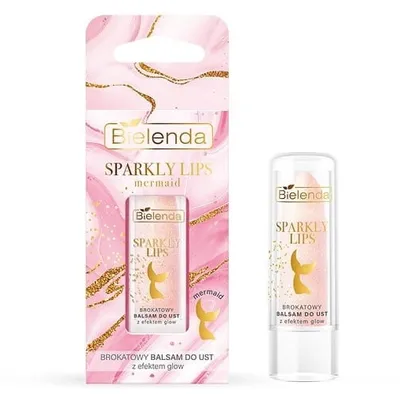 Bielenda Sparkly Lips, Brokatowy balsam do ust z efektem glow `Mermaid`