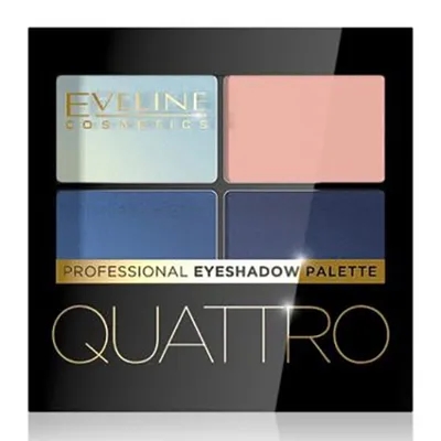 Eveline Cosmetics Quattro Professional Eyeshadow Palette (Poczwórne cienie do powiek)