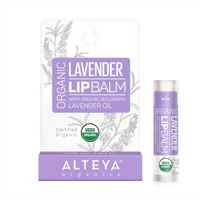 Alteya Organics Organic Lip Balm Lavender (Balsam do ust `Lawenda`)