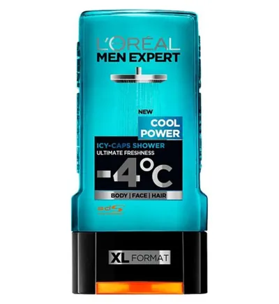 L'Oreal Paris Men Expert, Cool Power, Icy-Caps Shower (Żel pod prysznic)