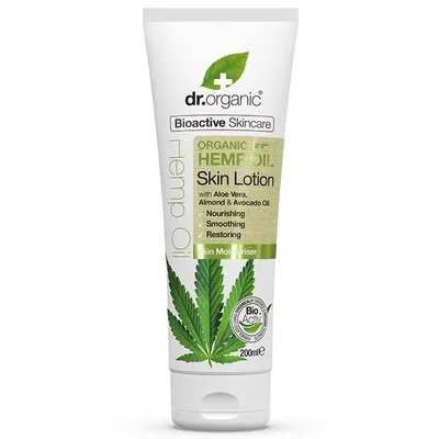 Dr.Organic Organic Hemp Oil, Skin Lotion (Balsam do ciała z olejem konopnym)