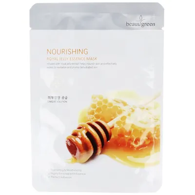 Beauugreen Nourishing Royal Jelly Essence Mask (Maseczka odżywcza z mleczkiem pszczelim)
