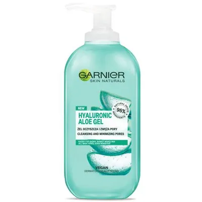 Garnier Skin Naturals, Hyaluronic Aloe Gel (Żel oczyszczający i zwężający pory)