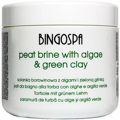 BingoSpa Solanka borowinowa z algami i zieloną glinką