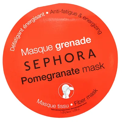 Sephora Pomegranate, Mask (Maseczka z tkaniny z granatem)