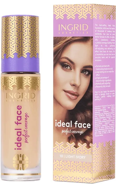 Ingrid Cosmetics Ideal Face, Perfect Coverage Foundation (Podkład kryjący (nowa wersja))