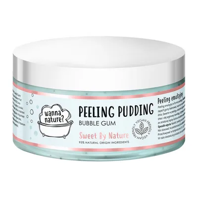 Wanna Nature? Peeling emulsyjny do ciała w formie puddingu `Bubble Gum`