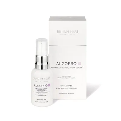 Sensum Mare Dermocosmetics Algopro R, Advanced Retinal Night Serum (Skoncentrowane serum regenerująco-korygujące z retinalem 0,08% i kompleksem fosfo- ceramidowym (stara wersja))