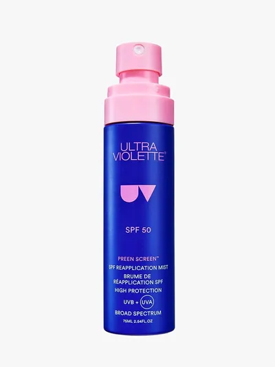 Ultra Violette Preen Screen, Reapplication Mist SPF 50 (Przeciwsłoneczna mgiełka do twarzy z filtrem SPF 50)