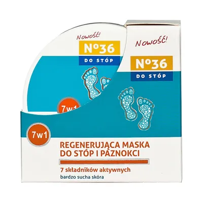 No 36 Regenerująca maska do stóp i paznokci `7 składników aktywnych`