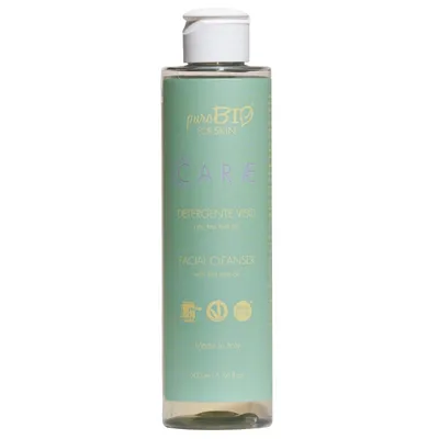 puroBIO cosmetics CARÆ, Detergente Viso con Tea Tree (Żel do mycia twarzy)