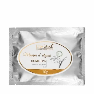 l'Orient Masque d'Algues Home Spa Contour Des Yeux Riz (Maska algowa pod oczy z olejkiem różanym)
