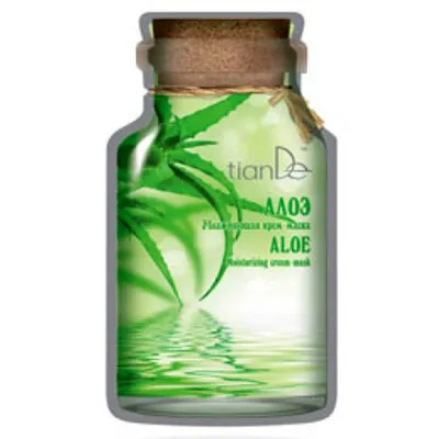 TianDe Aloe Moisturising Cream Mask (Nawilżająca kremowa maseczka do twarzy `Aloes`)