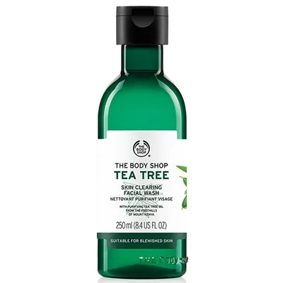 The Body Shop Tea Tree, Cleansing Facial Wash (Żel do mycia twarzy z olejkiem z drzewa herbacianego)