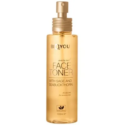 BIO2YOU Natural Face Toner with Sage and Seabuckthorn (Delikatny tonik do twarzy z szałwią, rumiankiem, krwawnikiem, dziką różą i rokitnikiem)