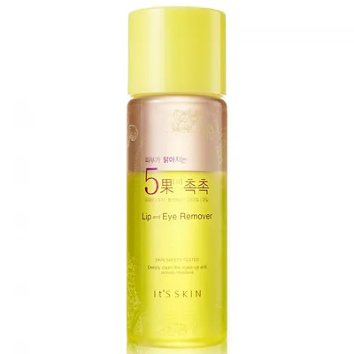 It's Skin Brightening 5 Fruits, Lip & Eye Remover (Delikatny dwufazowy  płyn do demakijażu oczu i ust)