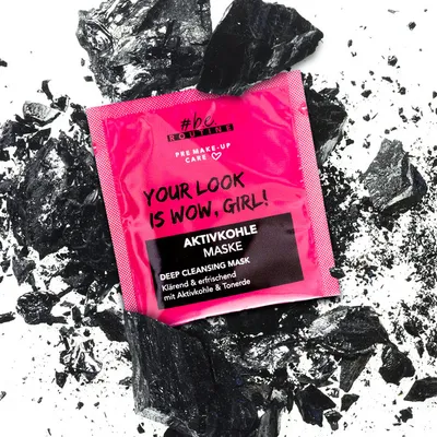 B.e. Routine Pre Make-up Care, Your Look is Wow, Girl! Aktivkohle Maske (Głęboko oczyszającąca maska do twarzy)
