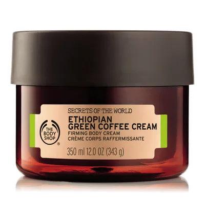 The Body Shop Spa of the World, Ethiopian Green Cofee Cream (Łagodzący i ujędrniający krem do ciała z zieloną kawą z Etiopii)